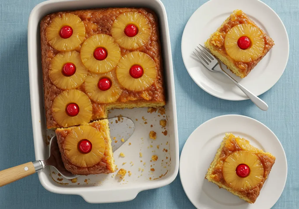 Pineapple Upside Down Cake with Cake Mix