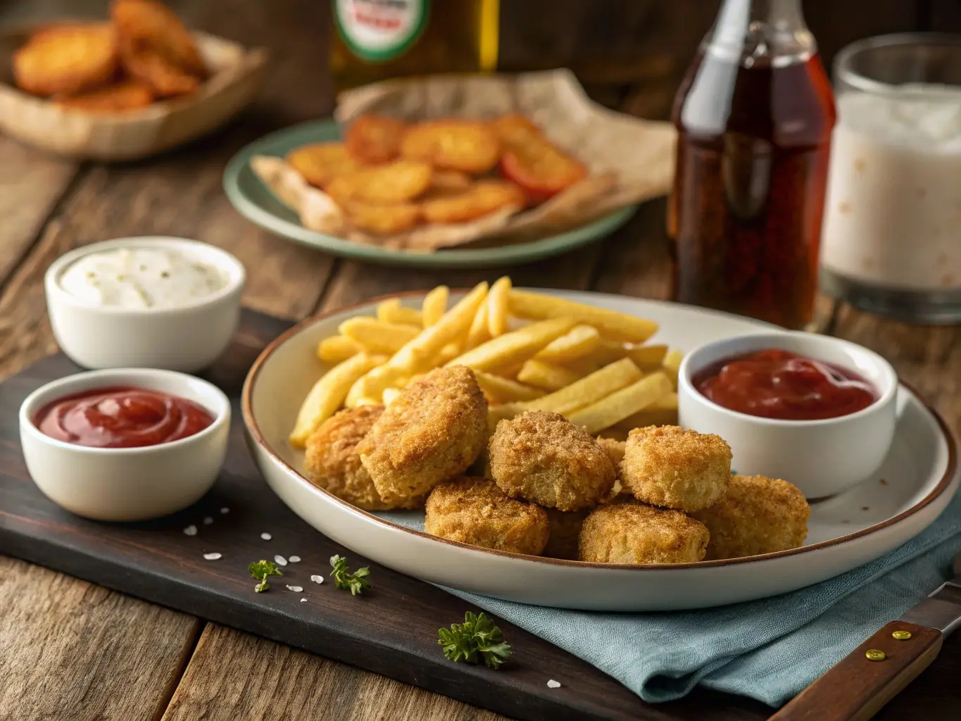 Chicken Nugget with Fries Recipe