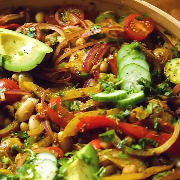 Dense Bean Salad Recipe