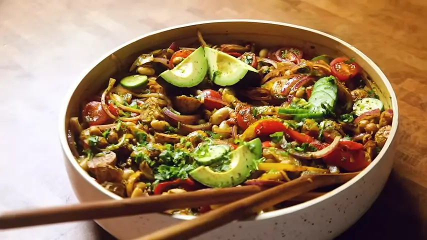 high-protein salads
