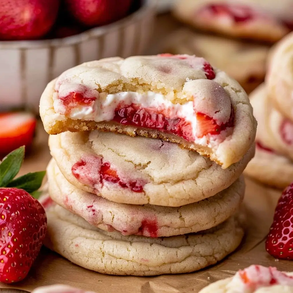 Strawberry Cheesecake Cookies – The Ultimate Soft & Chewy Dessert You’ll Crave