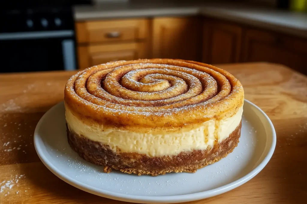 Cinnamon Roll Honeybun Cheesecake Recipe