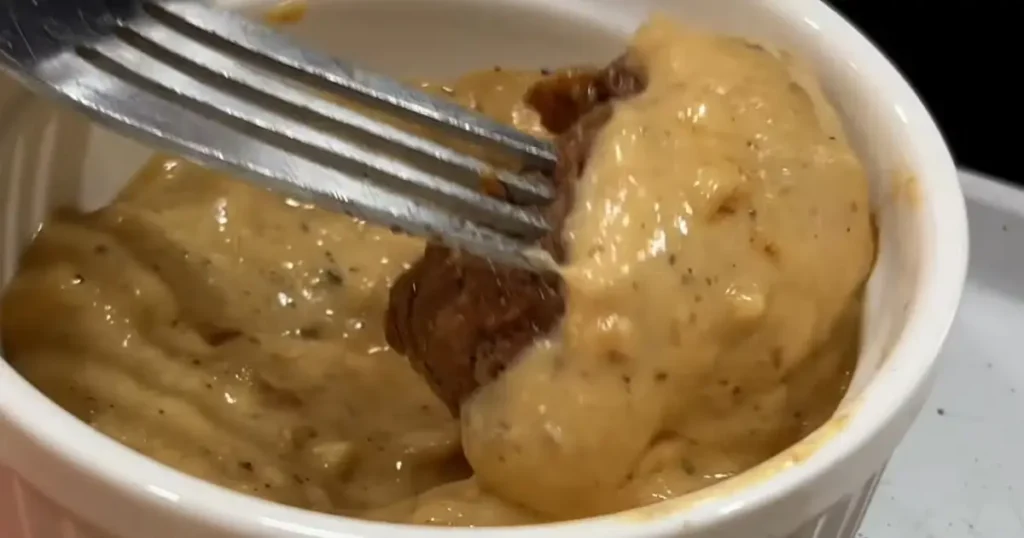 Garlic Butter Steak Bites with Parmesan Cream Sauce